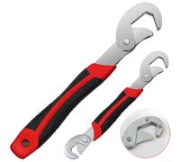 UrbanHui Juego de llaves ajustables multifunción con amplio rango de mandíbula y composición de material fuerte para resultados efectivos en ajustes mecánicos y domésticos (C)