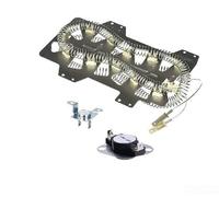 UrbanHui Kit de repuesto de elemento de calefacción para secadora Samsung DC47 00019A, fusible de termostato, aleación de níquel y cromo, distribución uniforme mejorada del calor, reparación de