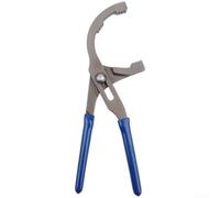 UrbanHui Llave de extracción de filtro de aceite con cuerpo de acero al carbono y diseño de mandíbula optimizado para una aplicación eficaz (9 pulgadas azul)
