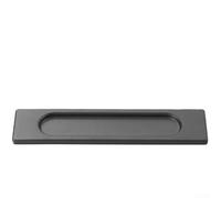 UrbanHui Manija moderna de la aleación de aluminio con la cinta fuerte de la masilla para el gabinete de la cocina para las puertas correderas No requiere montaje del taladro (B)