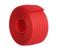 UrbanHui Protectores de espuma suave con respaldo antideslizante y recortadora integrada para aplicaciones de litera y escalera de cama de dormitorio (rojo)