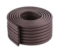 UrbanHui Protectores de espuma suave con respaldo antideslizante y recortadora integrada para aplicaciones de litera y escalera de cama de dormitorio (marrón)