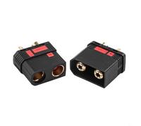 UrbanHui QS8-S Conector de alimentación antiestático industrial - Juego macho y hembra para herramientas alimentadas por batería, clasificación de 600 V, resistente al calor hasta 200 °C, carcasa de