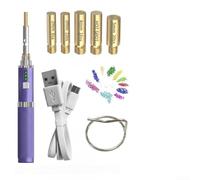 UrbanHui Regulador de calor inalámbrico de diamante con interruptor de 3 temperaturas, calentamiento de 5 segundos y construcción de aluminio inoxidable para un uso prolongado (B)