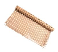 UrbanHui Rollo de material de ratán para sillas, restauración de muebles, malla tejida a mano, textura natural transpirable para puertas de gabinetes, pantallas, proyectos decorativos de bricolaje (50