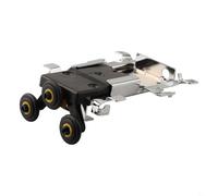 UrbanHui Rueda de puerta corredera Longevidad Instalación de hierro de plástico de nailon robusto Aplicación amplia Compruebe el tamaño (redondo superior)