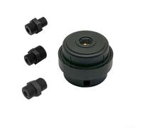 UrbanHui Silenciador de compresor de aire estándar de 3 cabezales para funcionamiento sin aceite en instalaciones de compresores de nailon