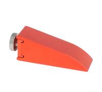 UrbanHui Soporte de papel de lija de aleación de aluminio para pulido de precisión, abrazadera de lijado ajustable para carpintería y fabricación de modelos, rojo tamaño pequeño (extra largo)