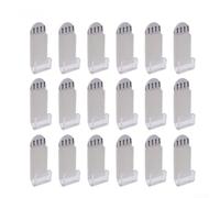 UrbanHui Soporte de pared acrílico para discos de vinilo para exhibición moderna, 18 piezas de almacenamiento vertical para sala de música, sala de estar, decoración de pared (es transparente)