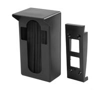 UrbanHui Soporte de revestimiento de vinilo para timbre de video de anillo, soporte estable hacia adelante, evita la inclinación hacia arriba, ABS, negro, resistente a la intemperie, seguridad para el