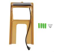 UrbanHui Timbre Wifi con cubierta impermeable de carga solar para visión nocturna y comunicación bidireccional para seguridad de entrada (cubierta de timbre)