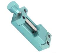 UrbanHui Tornillo de banco pequeño para máquinas CNC, tornillo de acero inoxidable 304 y cuerpo de aluminio, abrazadera para grabado, perforación, mesas de soldadura, bricolaje