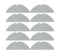 UrbanHui Trapeador robot de microfibra de repuesto para aspiradora Dreame almohadillas lavables para mopa fuerte poder de limpieza se adapta a suelos duros, pelo de mascotas y niños (10 piezas)