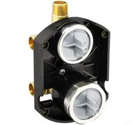 UrbanHui Válvula de ducha y desviador integrada R2200 compatible con kits de ajuste de válvula D3 o 6 ajustes con construcción de cobre y ajustes personalizables para instalación de baño