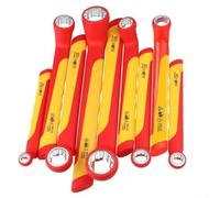 UrbanHui VDE - Llave de inyección ajustable de 1000 V, llave de seguridad para electricistas, acero al cromo-vanadio, mango antideslizante (12 mm)