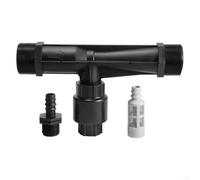 UrbanHui Venturi Inyector Aplicador Fertilizante Mezclador de Riego Ingeniería Plástico Robusto Compacto Tubo de Agua Dispositivo para Jardín Agricultura Sistema de Goteo 29cm