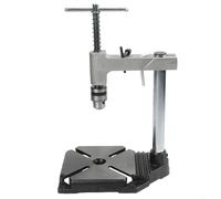 UrbanHui Vertical manual ajustable para máquina de roscado con llave de grifo, rango de sujeción de 1 5 mm a 10 mm, para roscado preciso e instalación compacta en taller (hierro fundido)
