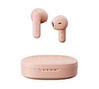 Urbanista Copenhagen Auriculares Inalámbricos, IPX4 Bluetooth 5.2 con Controles Táctiles y Micrófono con Cancelación de Ruido, 32H de Reproducción, Estuche de Carga USB C, Rosa Polvoriento