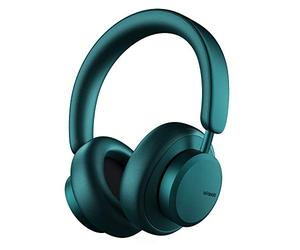 Urbanista Miami Wireless Auriculares Bluetooth, 50 hrs Reproducción, Auriculares Inalámbricos con Cancelación de Ruido Activa, Detección en el Oído, con Estuche de Transporte, Verde Azulado