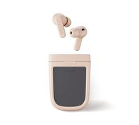 Urbanista Phoenix Auriculares Inalámbricos con Cancelación Híbridos Activa de Ruido y Energía Solar con Reproducción Infinito, Bluetooth Multipunto, Funda de Carga Autocargable, Rosa Desierto