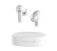 Urbanista Seoul - Auriculares inalámbricos con micrófono, 70 ms de Baja latencia, Auriculares Bluetooth de Doble Modo, Auriculares USB-C de Carga rápida, 32 Horas de reproducción, Color Blanco Perla