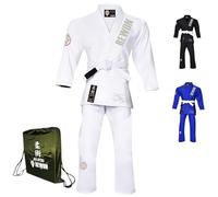 URBANSBEE Kimono Jiu Jitsu - Kimono Judo BJJ Gi Taekwondo karate Premium ligero uniforme para hombres mujeres de mma artes marciales entrenamiento