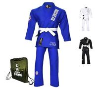 URBANSBEE Kimono Jiu Jitsu - Kimono Judo BJJ Gi Taekwondo karate Premium ligero uniforme para hombres mujeres de mma artes marciales entrenamiento