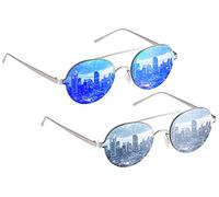 UrbanSky Gafas de Sol Mujer »Henry« Paquete de 2, polarizados (Cool)