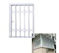 UrbanUp Reja Ventana Rejas de Seguridad Antirrobo y Anticaídas para Ventanas, Protectores de Ventanas, Mallas para Puertas Corredizas, Soportes para Puertas de Balcones(W75xH140cm/30x55in)