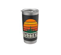 Urbex Skyline Urban Explorer vintage Vaso térmico de acero inoxidable de doble pared