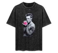 URBREW Immortal Mens Brad Pitt Actor Fight Club 1999 Film T-Shirt Mens Unisex Black Tees S