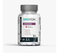 Urbyon - Ashwagandha KSM-66® 500 mg - Con Schisandra, Albahaca Morada, Vitamina B6 y B12 - Complejo Adaptógeno para Equilibrio, Calma y Vitalidad - 90 Cápsulas Veganas - Sin Gluten