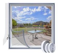 URBZUE Mosquitera para Ventanas, Pantalla Mosquitera Universal 150 * 180cm, Red Ajustable, Fácil de Instalar, Tamaño de la Ventana DIY, Mosquitera Ventana para Protección contra Mosquitos y Moscas