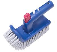 UrchinDJ Cepillo inteligente para piscina de 180 grados con mango de rotación para limpiar a fondo sin esquina ciega, especializado para escalones de piscina en las esquinas