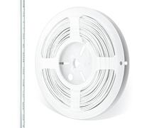 urcianow 15.24 M/50FT Cable Paralelo Blanco de 2 Hilos Cable 2x0,2mm² de PVC para Electrodomésticos de Baja Potencia