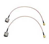 urcianow 2 PCS Cable N Macho a SMA Macho 30cm RG316 Cable Adaptador Coaxial N a SMA Macho de 50 ohmios para antena de router amplificador de señal adaptador inalámbrico