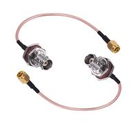 urcianow Cable coaxial RG316 15cm Conector SMA Macho a BNC Hembra Cable Extensión SMA BNC Macho a Hembra Extensión Cable Antena para Talkie-Walkie Radio Equipo de Computación Móvil (2PCS)