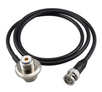 URCIANOW Cable UHF SO239 RG58/U Cable de extensión 1M SO239 Cable coaxial UHF hembra a BNC macho Cable alargador CB Cable de baja pérdida para CB Ham Radio/Antena/Broadcast