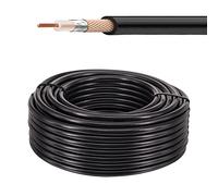 urcianow RG58 15 Metros Cable Coaxial RG58 50 Ohm Antena WiFi Baja Pérdida, para Walkie Talkie/Radio, con Conectores BNC/SMA/UHF