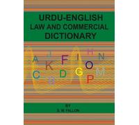 Urdu, English Law and Commercial Dictionary by S. W. Fallon (2000-08-05)