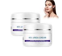 Urea Cream 2pcs 40% Urea Crema exfoliante y ungüento de grietas hidratante para manos, pies, cara y cuerpo, elimina las células muertas de la piel