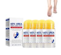 Urea Cream 60 Percent for Feet,Cracked Heel Repair Stick with Salicylic Acid,Deep Moisturizing,Soften＆Repair Dryness,Peeling & Rough Feet, Heels and Hands,40g (4)