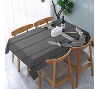 UREJD Linen Tablecloth 152x228 cm,Ancla, Ancla de Madera con Cuerda en la Pared. Obra de Arte Antigua con te,Washable Outdoor Table Anti-Stain Dining Table Decorative for,Christmas,Parties,Birthdays