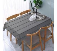UREJD Linen Tablecloth 152x228 cm,Un Ancla Gris Envejecida Envuelta en una Cuerda añade características Cost,Washable Outdoor Table Anti-Stain Dining Table Decorative for,Christmas,Parties,Birthdays