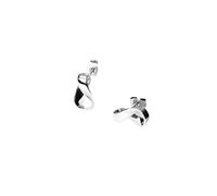 urelei® Twist - Pendientes de tuerca elegantes con forma de Möbius para equilibrio y armonía, oro, plata y oro rosa