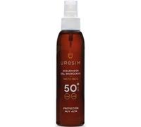 Uresim Aceite de tacto seco acelerador del bronceado SPF50 125mL SPF50+