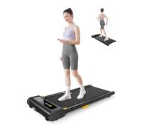 UREVO Spacewalk Lite - Cinta de correr para casa con aplicación, 2 en 1, Walking Pad con doble absorción de golpes, 1-6 km/h, cinta de correr plegable con mando a distancia e indicador LED para hogar