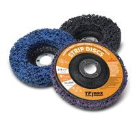 UrExcellent Discos de desmontaje de óxido de 100 x 16 mm para quitar pintura y oxidación, rueda de polivinílico de la rueda de disco abrasivo de ángulo de molienda - paquete de 3