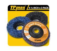 UrExcellent Discos de desmontaje de óxido de 100 x 16 mm para quitar pintura y oxidación, rueda de polivinílico de la rueda de disco abrasivo de ángulo de molienda - paquete de 3