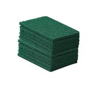 URFEDA 50 estropajos de cocina lavables 10 x 15 cm de alto rendimiento, sin arañazos, paño de limpieza de suciedad, esponja verde, paños de limpieza de dos caras, raspador para cocina, cuenco o